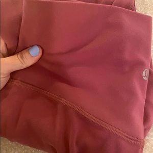 Lululemon align legging size 6. Dusty rose color.